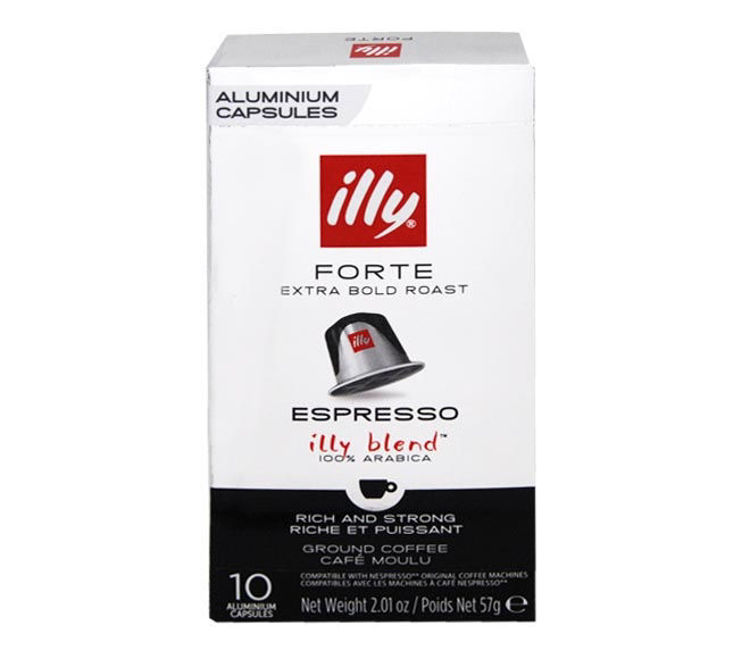 Picture of Illy Forte 100% Arabica Capsules Nespresso Compatible 10pcs | Intensity 9