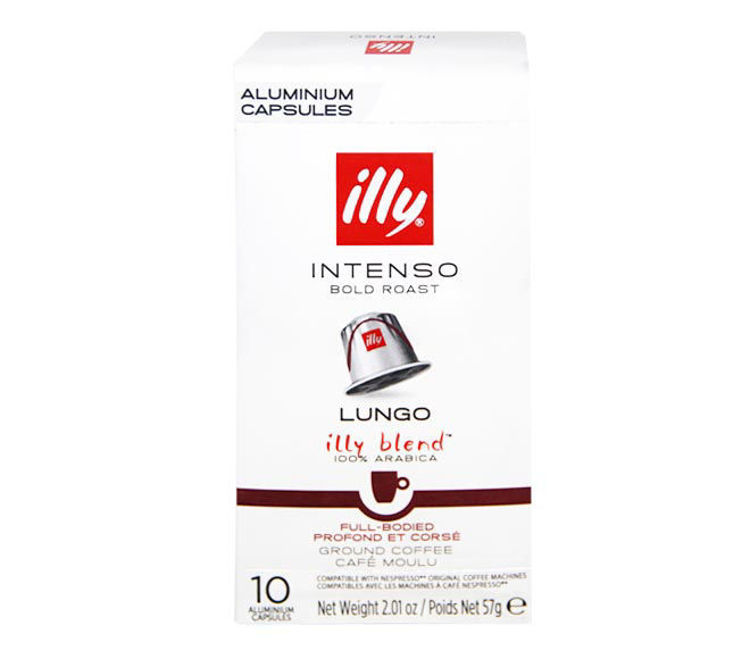 Picture of Illy Intenso Lungo 100% Arabica Capsules Nespresso Compatible 10pcs | Intensity 7