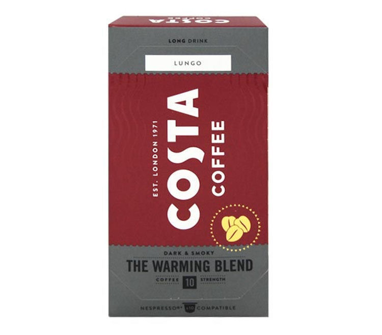 Picture of COSTA COFFEE Lungo The  Warming Blend  (10 caps) Intensity: 10