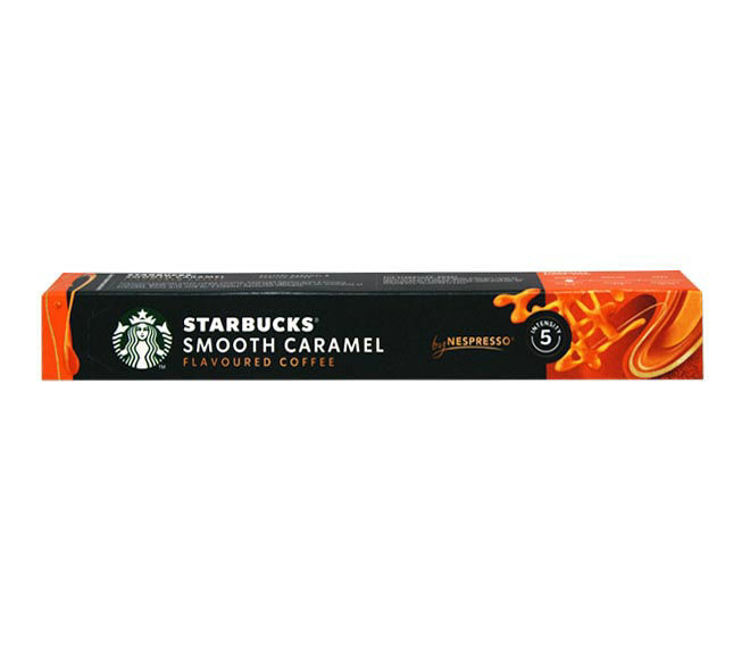 Picture of Starbucks Smooth Caramel Aromatic Coffee Nespresso Compatible Capsules 10pcs | Intensity 5