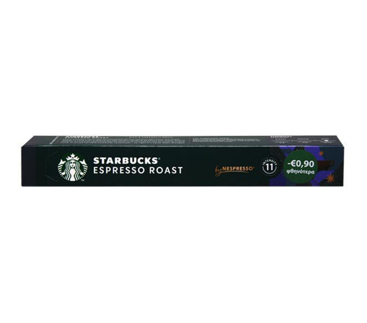 Picture of Starbucks Espresso Roast Nespresso Compatible Capsules 10pcs | Intensity 11